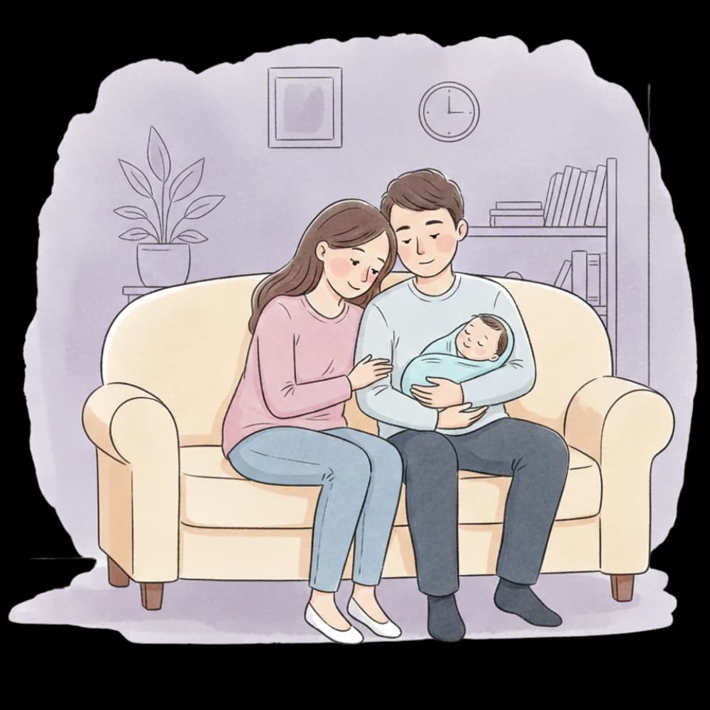 Family founder story illustration